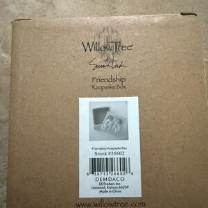 Willow Tree Friendship Box with Cream Accents